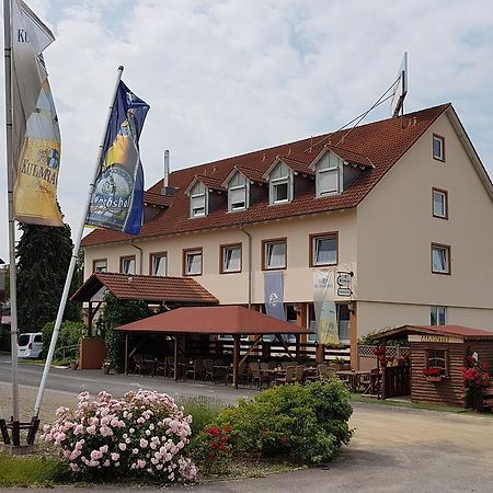 Landgasthof Frankentor Motel Wasserlosen ภายนอก รูปภาพ